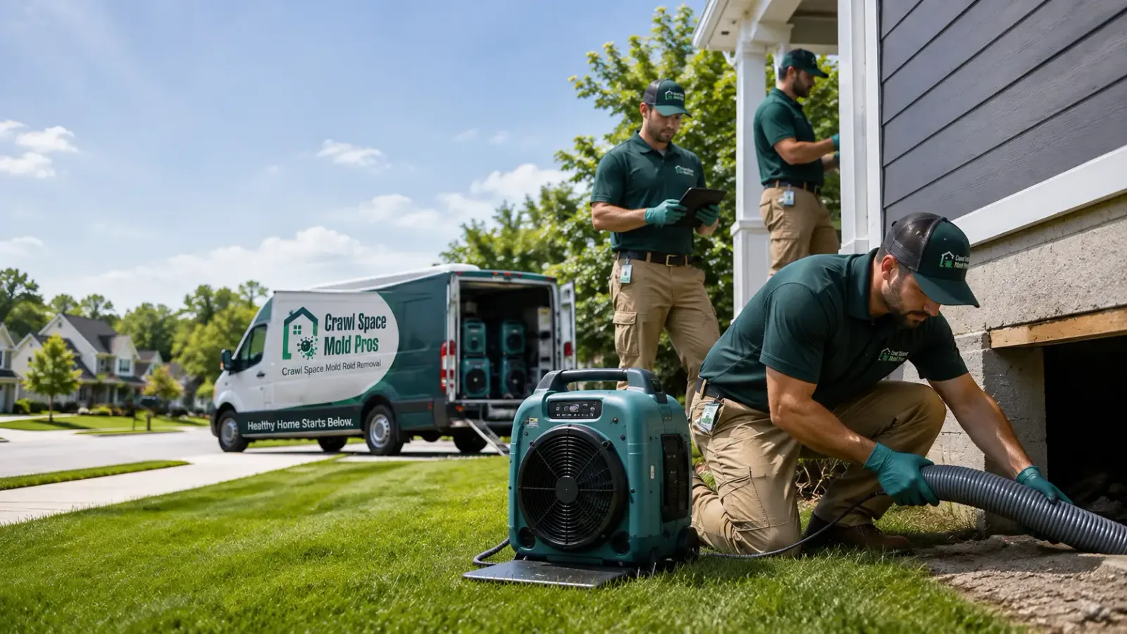 Crawl Space Mold Removal in London, OH